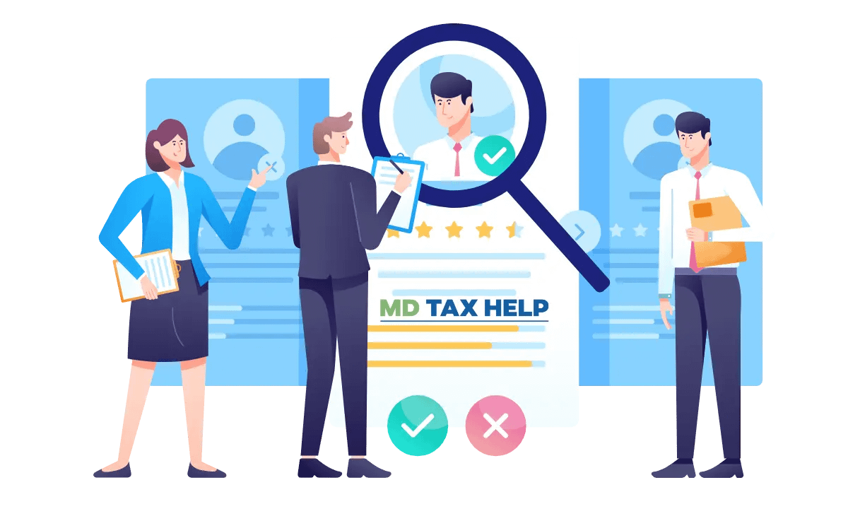 MD TAX HELP - Work with us photo